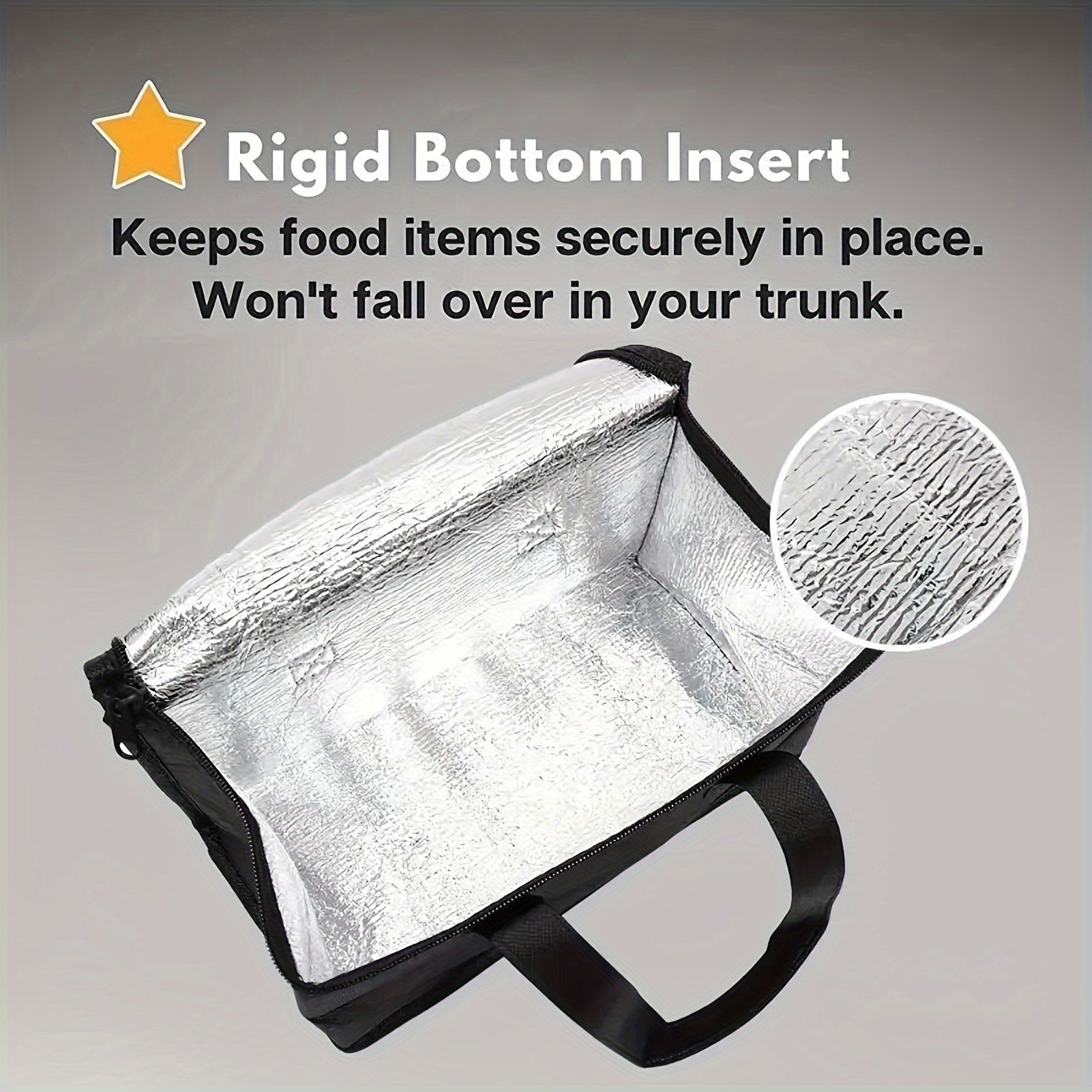 Large Capacity Insulated Grocery Bags Foldable Portable Soft Cooler Bag Lightweight Reusable Food and Beer Insulated Tote Bag