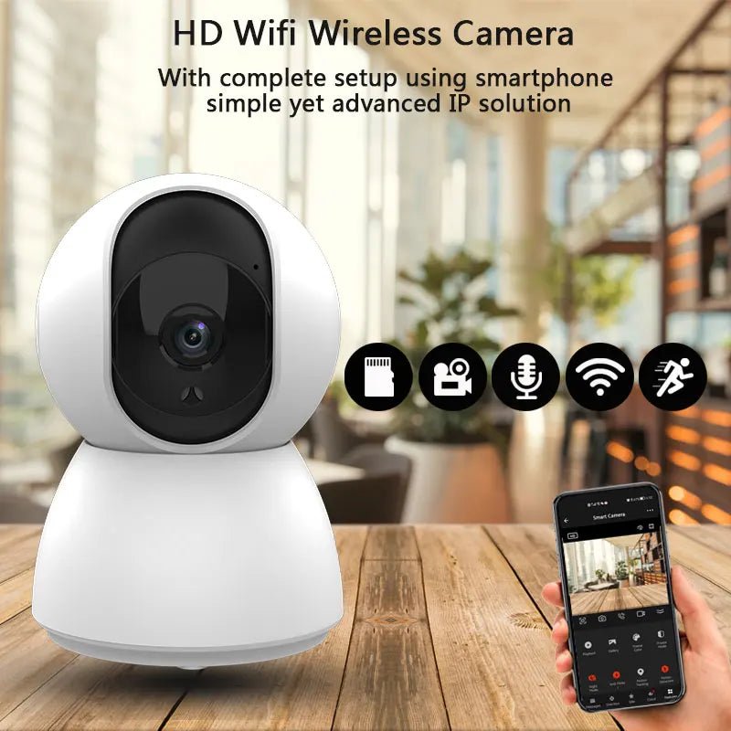 1080P Tuya Smart Mini WiFi IP Camera Indoor Wireless Surveillance Auto Tracking Of Human Home Security CCTV Baby Pet Monitor - Lily.sg Global Shopping