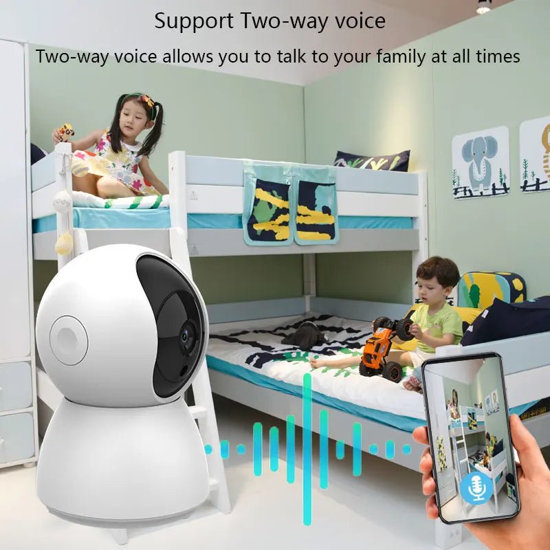 1080P Tuya Smart Mini WiFi IP Camera Indoor Wireless Surveillance Auto Tracking Of Human Home Security CCTV Baby Pet Monitor - Lily.sg Global Shopping