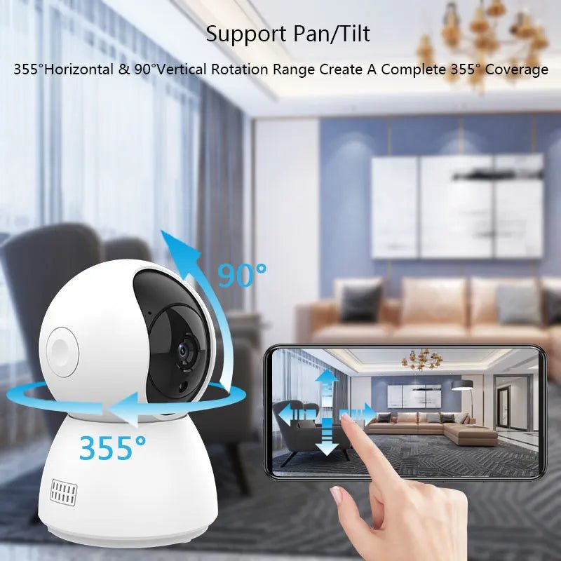 1080P Tuya Smart Mini WiFi IP Camera Indoor Wireless Surveillance Auto Tracking Of Human Home Security CCTV Baby Pet Monitor - Lily.sg Global Shopping