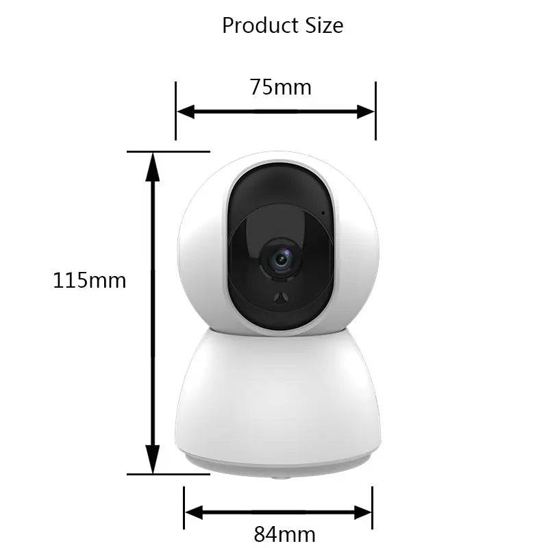 1080P Tuya Smart Mini WiFi IP Camera Indoor Wireless Surveillance Auto Tracking Of Human Home Security CCTV Baby Pet Monitor - Lily.sg Global Shopping