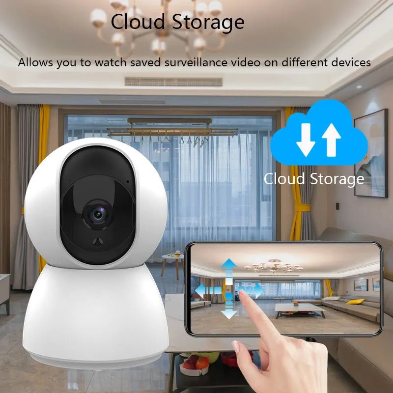 1080P Tuya Smart Mini WiFi IP Camera Indoor Wireless Surveillance Auto Tracking Of Human Home Security CCTV Baby Pet Monitor - Lily.sg Global Shopping