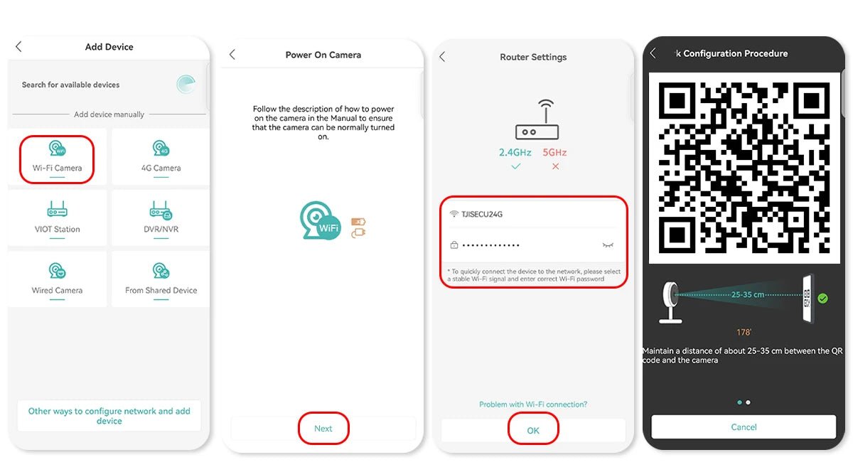 1080P WiFi Camera IP Surveillance Camera Security Baby Monitor 2MP CCTV Audio Video Color Night Vision AI Detect iCSee Mini Cam - Lily.sg Global Shopping