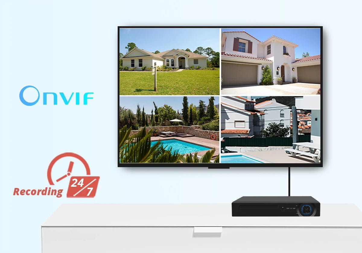 1080P WiFi Camera IP Surveillance Camera Security Baby Monitor 2MP CCTV Audio Video Color Night Vision AI Detect iCSee Mini Cam - Lily.sg Global Shopping