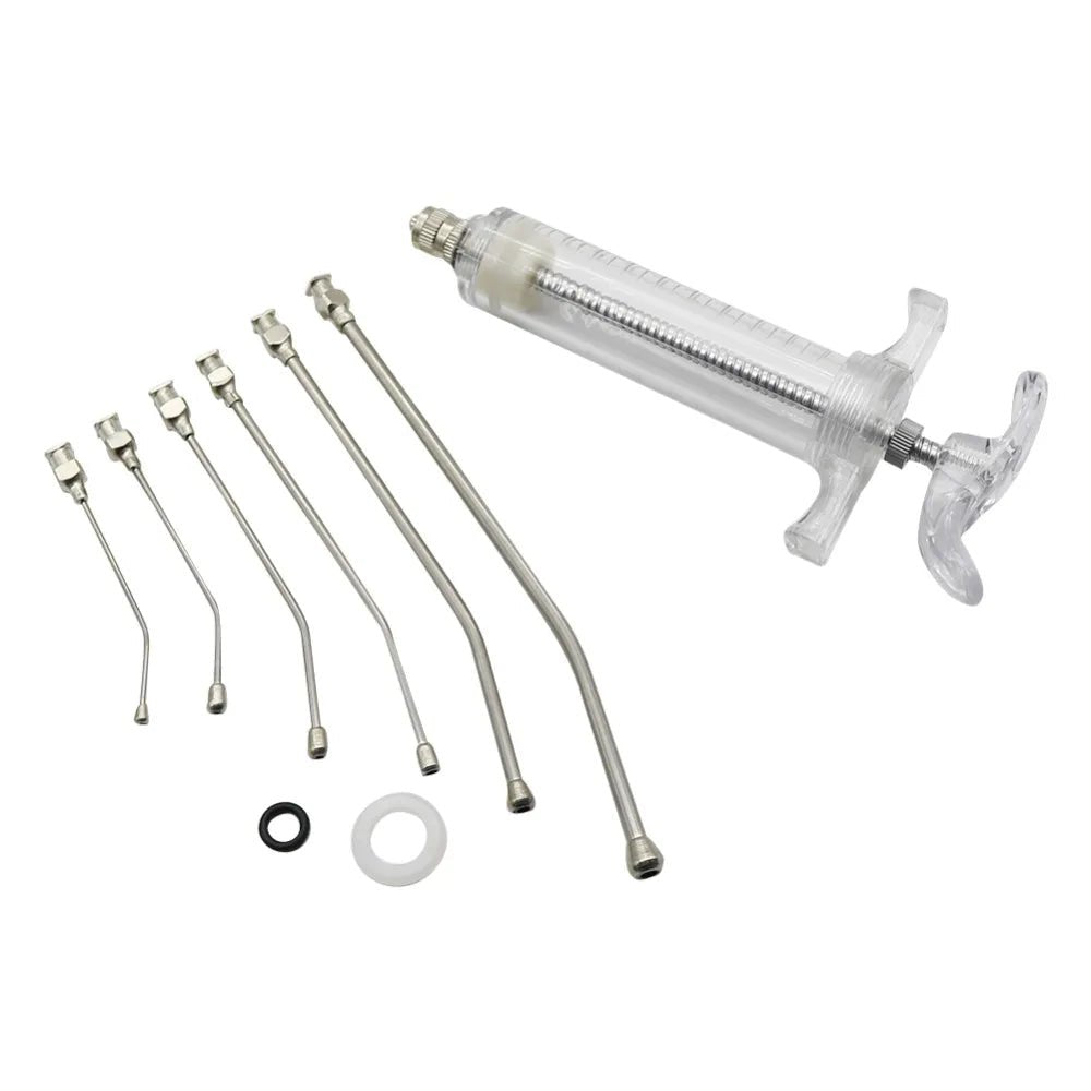 10ml/20/50ml Syringe Set Fledgling Baby Bird Manual Feeding With 6 Pcs Curved Gavage Tubes Stainless Steel Parrot Feeding Spoon - Lily.sg Global Shopping