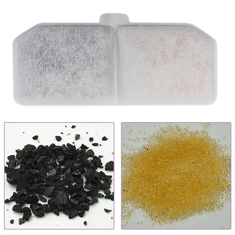 10pcs Cat Water Fountain Filter Replacement Filters Pet Cats Water Drinking Dispenser filter supplies - Lily.sg Global Shopping