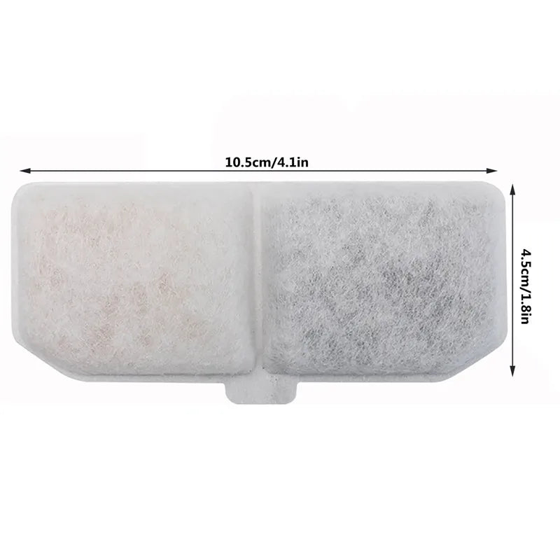 10pcs Cat Water Fountain Filter Replacement Filters Pet Cats Water Drinking Dispenser filter supplies - Lily.sg Global Shopping