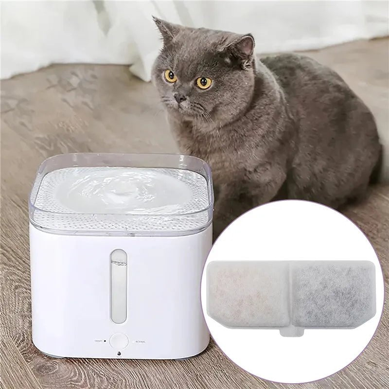10pcs Cat Water Fountain Filter Replacement Filters Pet Cats Water Drinking Dispenser filter supplies - Lily.sg Global Shopping