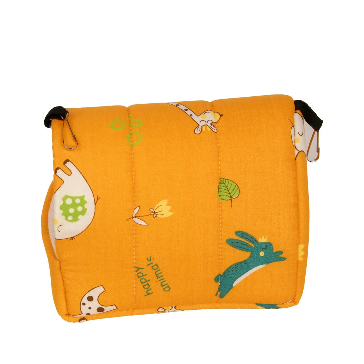 1pc Cute Print Bird Bed Mini Cage Rabbit Squirrel Mat Guinea Pig Nest Hamster House Small Animal Sleeping Bed Pet Hanging Cage - Lily.sg Global Shopping