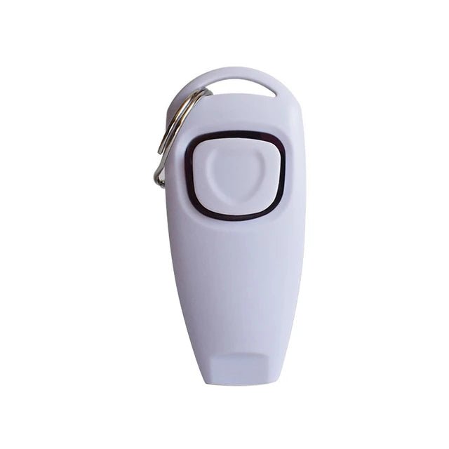2 In 1 Pet Dog Clicker Dog Training Whistle Clicker Dog Trainer Puppy Stop Barking Training Aid Tool with Key Ring Pet Supplies - Lily.sg Global Shopping