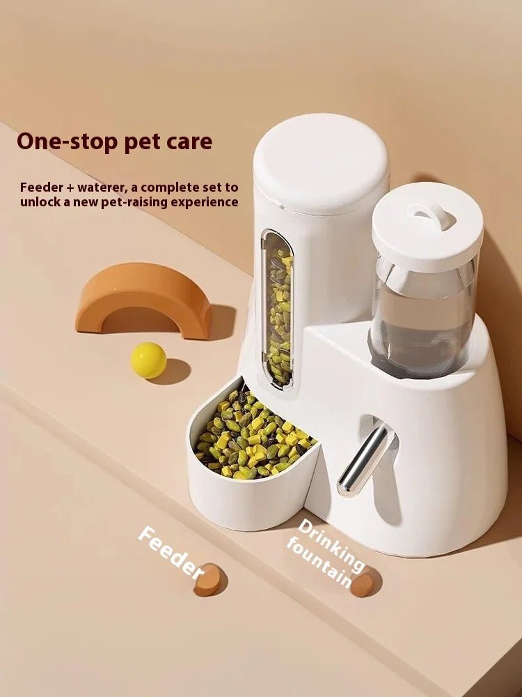 2In1 Hamster Feeder And Waterer Large Capacity Leakproof Automatic Feeder Food Water Dispenser Leak Proof Food Feeding Supplies - Lily.sg Global Shopping
