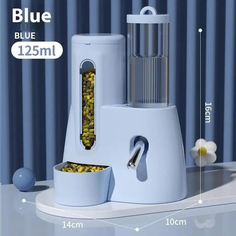 2In1 Hamster Feeder And Waterer Large Capacity Leakproof Automatic Feeder Food Water Dispenser Leak Proof Food Feeding Supplies - Lily.sg Global Shopping