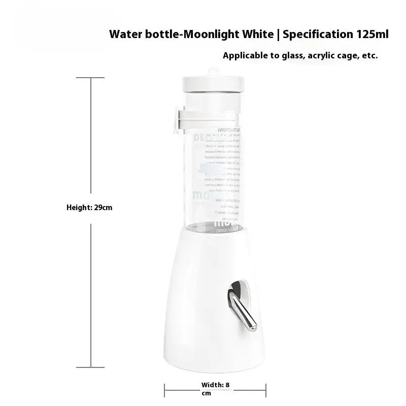 2In1 Hamster Feeder And Waterer Large Capacity Leakproof Automatic Feeder Food Water Dispenser Leak Proof Food Feeding Supplies - Lily.sg Global Shopping