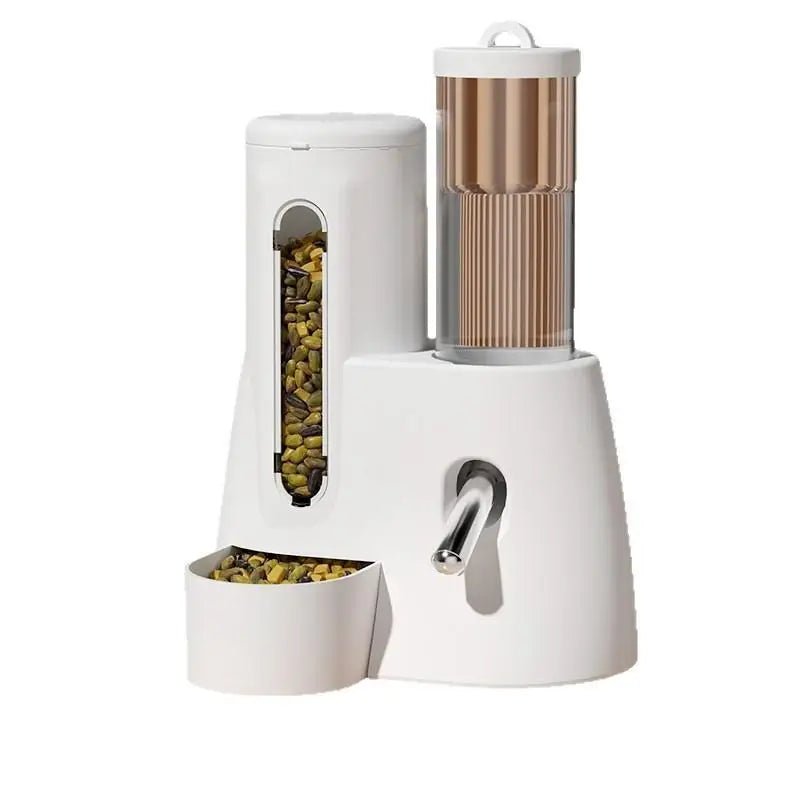 2In1 Hamster Feeder And Waterer Large Capacity Leakproof Automatic Feeder Food Water Dispenser Leak Proof Food Feeding Supplies - Lily.sg Global Shopping