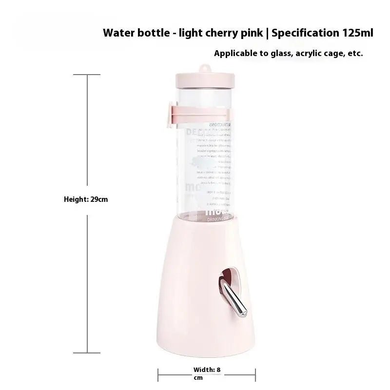 2In1 Hamster Feeder And Waterer Large Capacity Leakproof Automatic Feeder Food Water Dispenser Leak Proof Food Feeding Supplies - Lily.sg Global Shopping