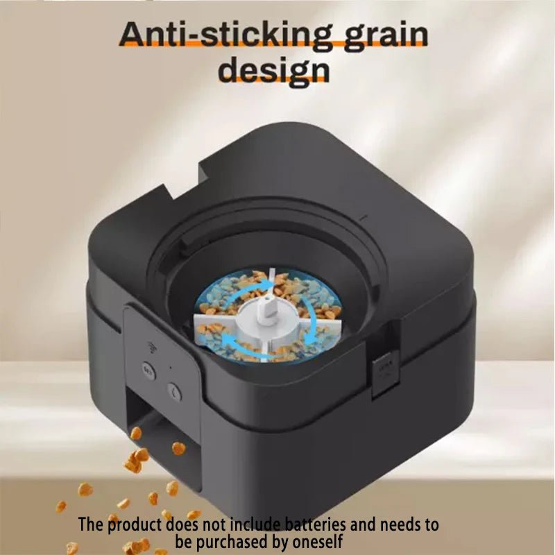 2L Automatic Feed Dispenser For Pets Intelligent Feed Dispersion For Cats And Dogs Regular Quantitative Feeding With Recording - Lily.sg Global Shopping