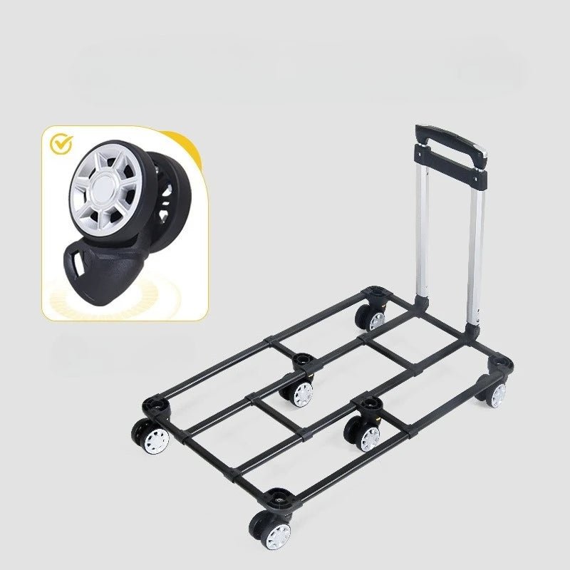 30kg Heavy - Duty Foldable Pet Carrier for Dogs/Cats - All - Terrain Trolley with Removable Wheels, Breathable XXL Travel Stroller - Lily.sg Global Shopping