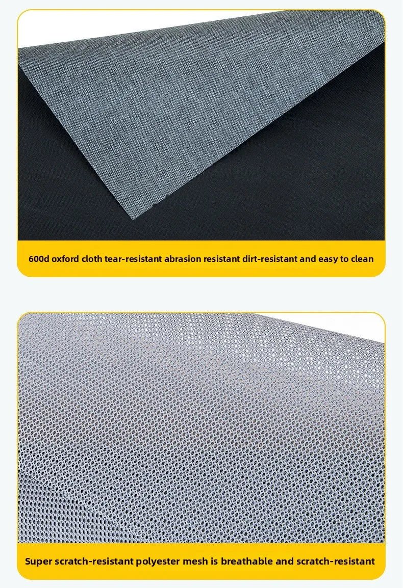 30kg Heavy - Duty Foldable Pet Carrier for Dogs/Cats - All - Terrain Trolley with Removable Wheels, Breathable XXL Travel Stroller - Lily.sg Global Shopping