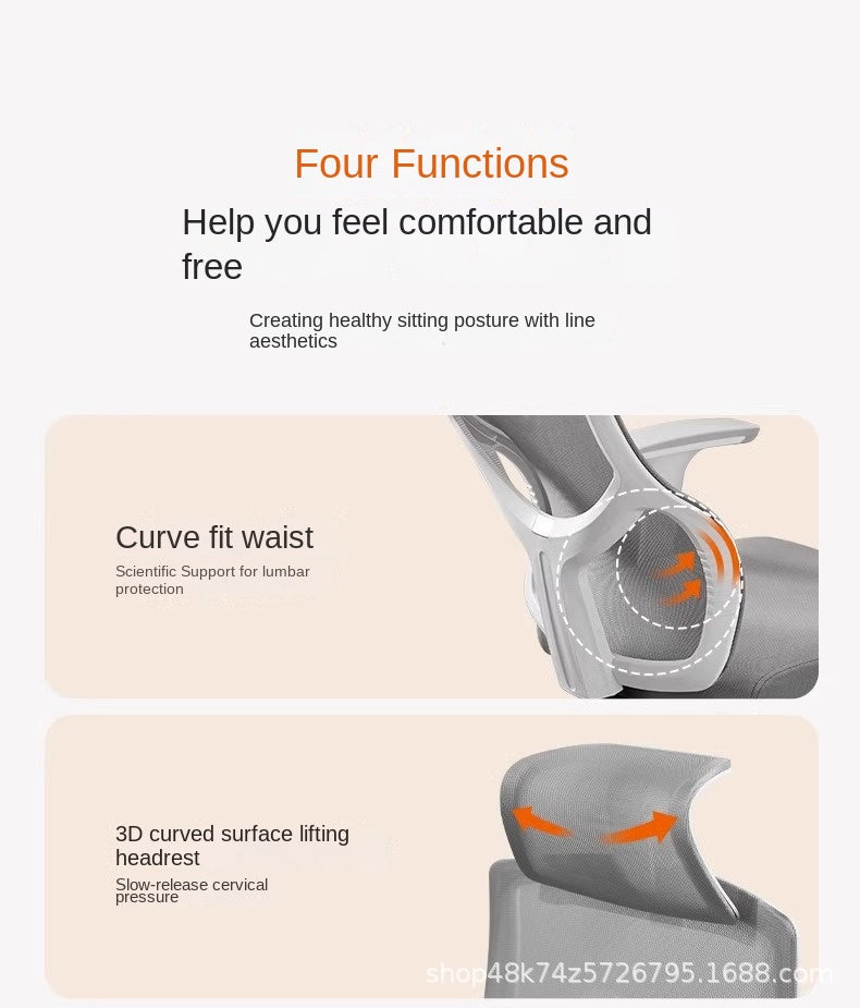 UVR Ergonomic Chair Gaming Computer Chair Can Be Lifted To Adjust The Backrest Chair Comfortable Mesh Staff Chair Office Chair