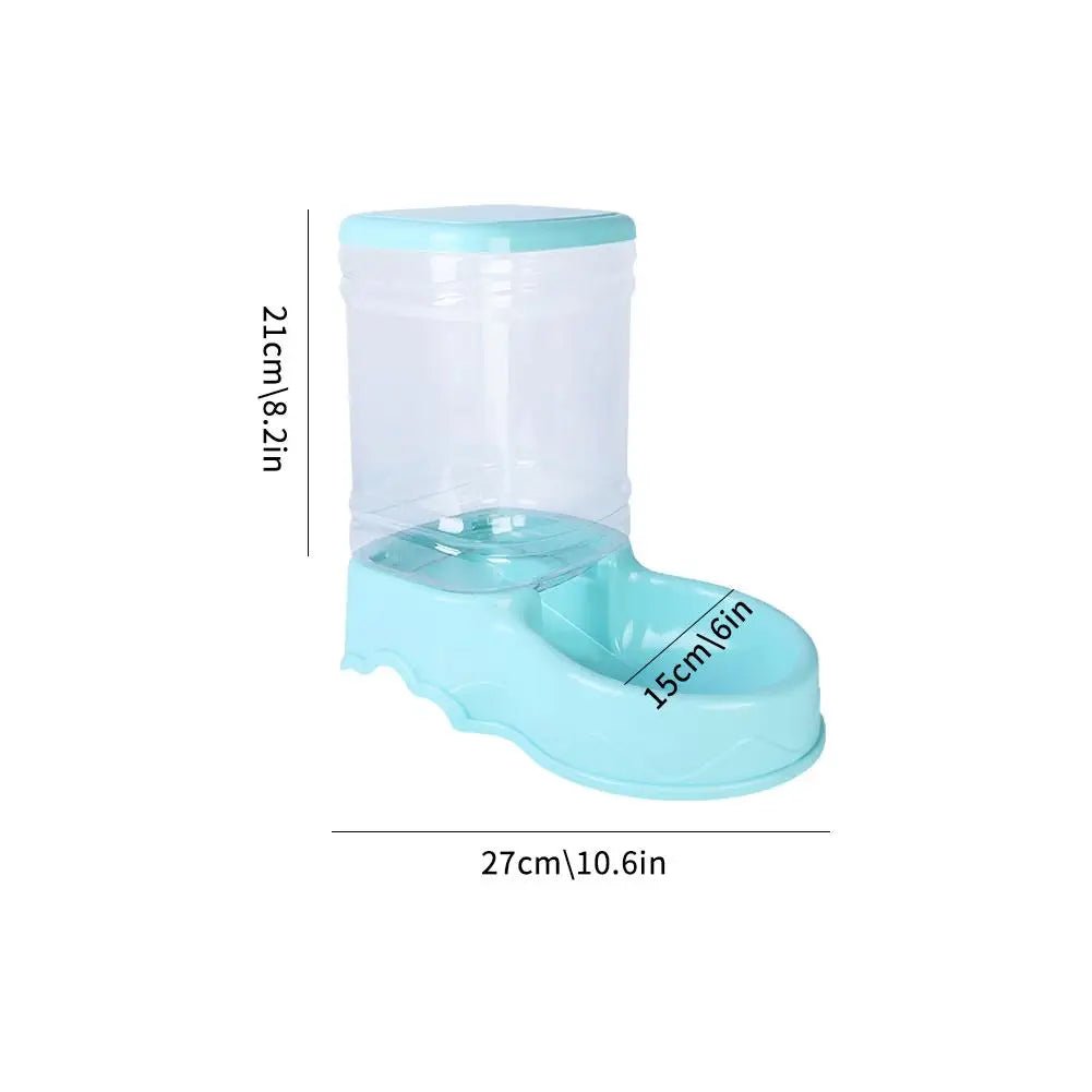 3.8L PP Material Pet Large Capacity Cat Dog Food Dispenser For Cat Dog Water Drinking Feeding Dispenser Water Bowl Accessories - Lily.sg Global Shopping