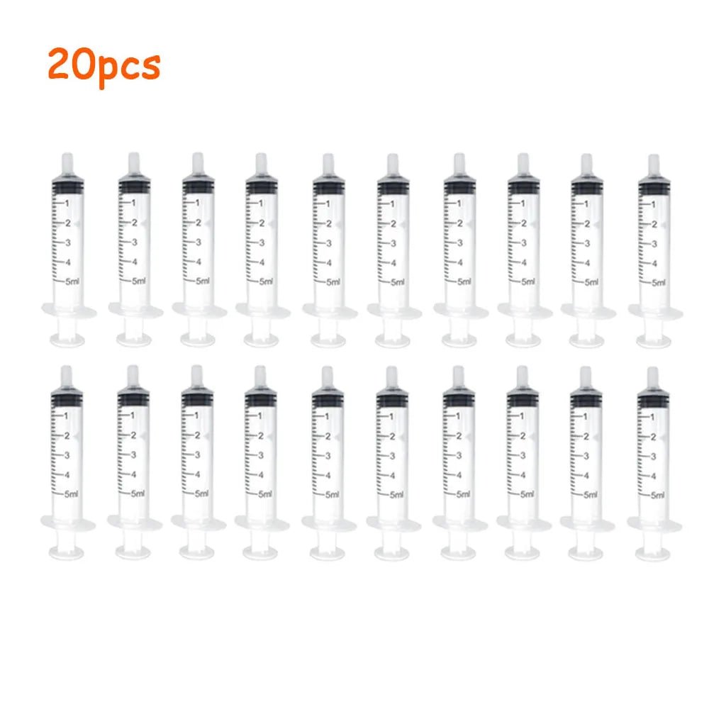 5 - 100Pcs 1ML 3ML 5ML Small Syringe Without Needles Analyze Disposable Nutrient Plastic Syring Injectors Ink Pets Feeding Tool - Lily.sg Global Shopping