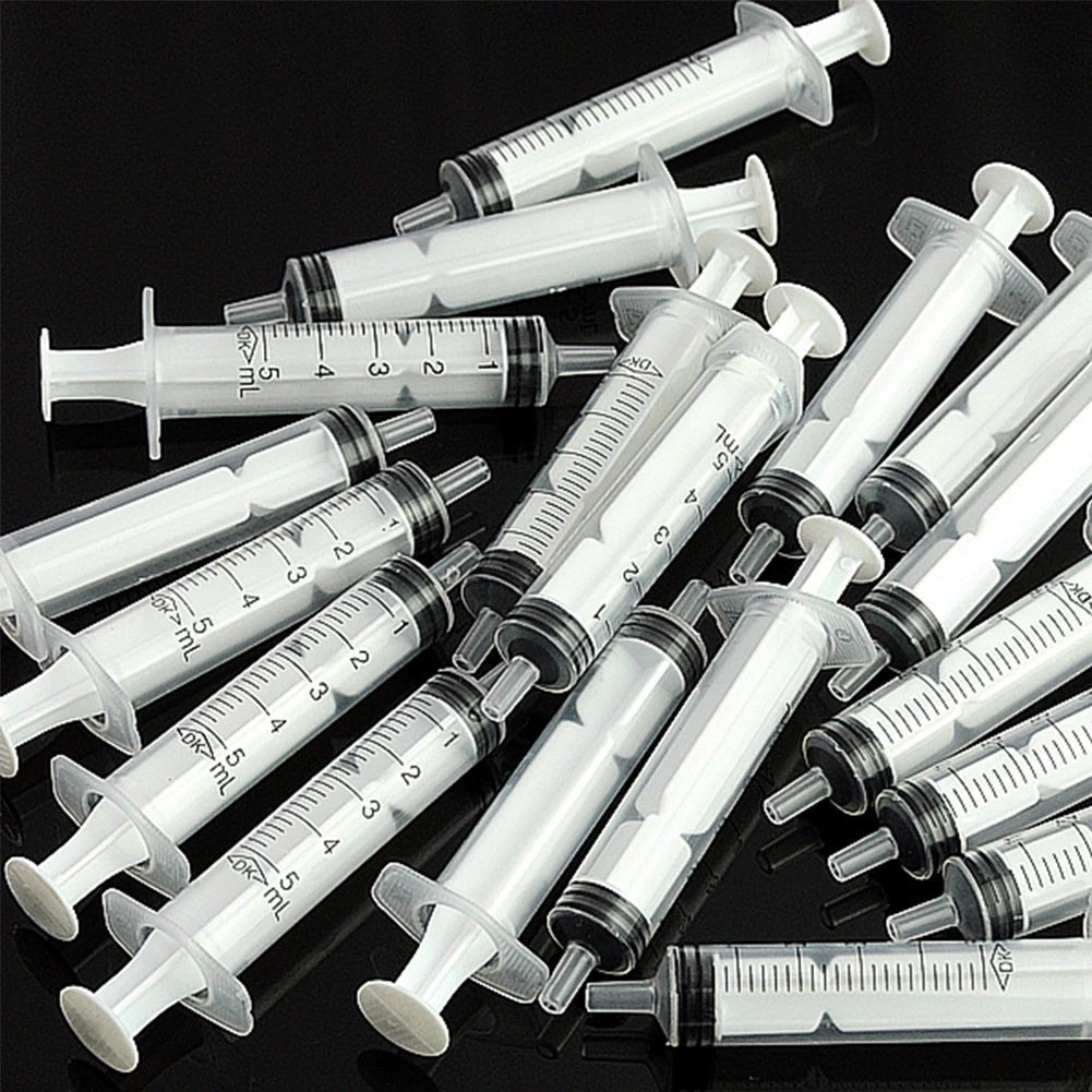 5 - 100Pcs 1ML 3ML 5ML Small Syringe Without Needles Analyze Disposable Nutrient Plastic Syring Injectors Ink Pets Feeding Tool - Lily.sg Global Shopping
