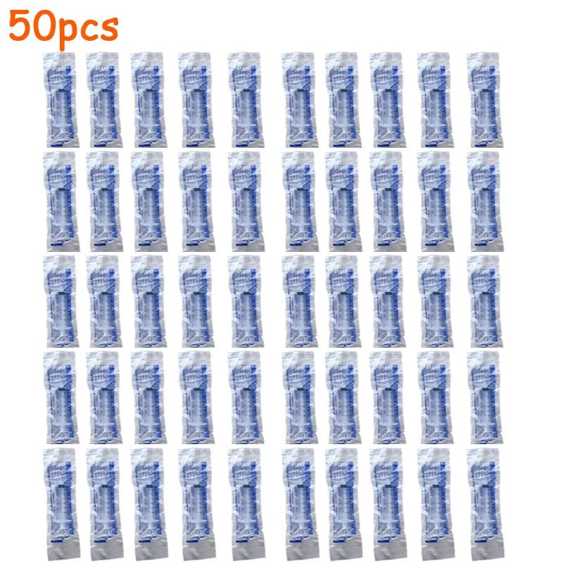 5 - 100Pcs 1ML 3ML 5ML Small Syringe Without Needles Analyze Disposable Nutrient Plastic Syring Injectors Ink Pets Feeding Tool - Lily.sg Global Shopping