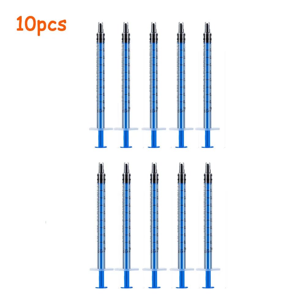 5 - 100Pcs 1ML 3ML 5ML Small Syringe Without Needles Analyze Disposable Nutrient Plastic Syring Injectors Ink Pets Feeding Tool - Lily.sg Global Shopping