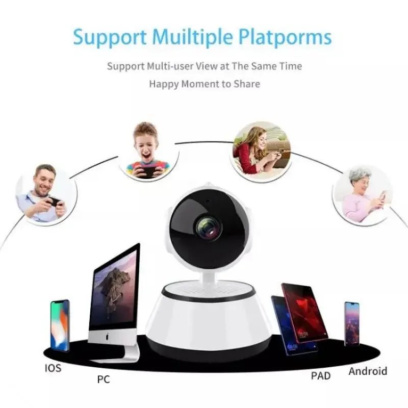 8MP IP WiFi Camera Surveillance Security Baby Monitor AI Human Tracking Cam Full Color Night Vision CCTV Indoor Video Camera - Lily.sg Global Shopping
