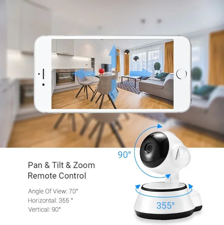 8MP IP WiFi Camera Surveillance Security Baby Monitor AI Human Tracking Cam Full Color Night Vision CCTV Indoor Video Camera - Lily.sg Global Shopping