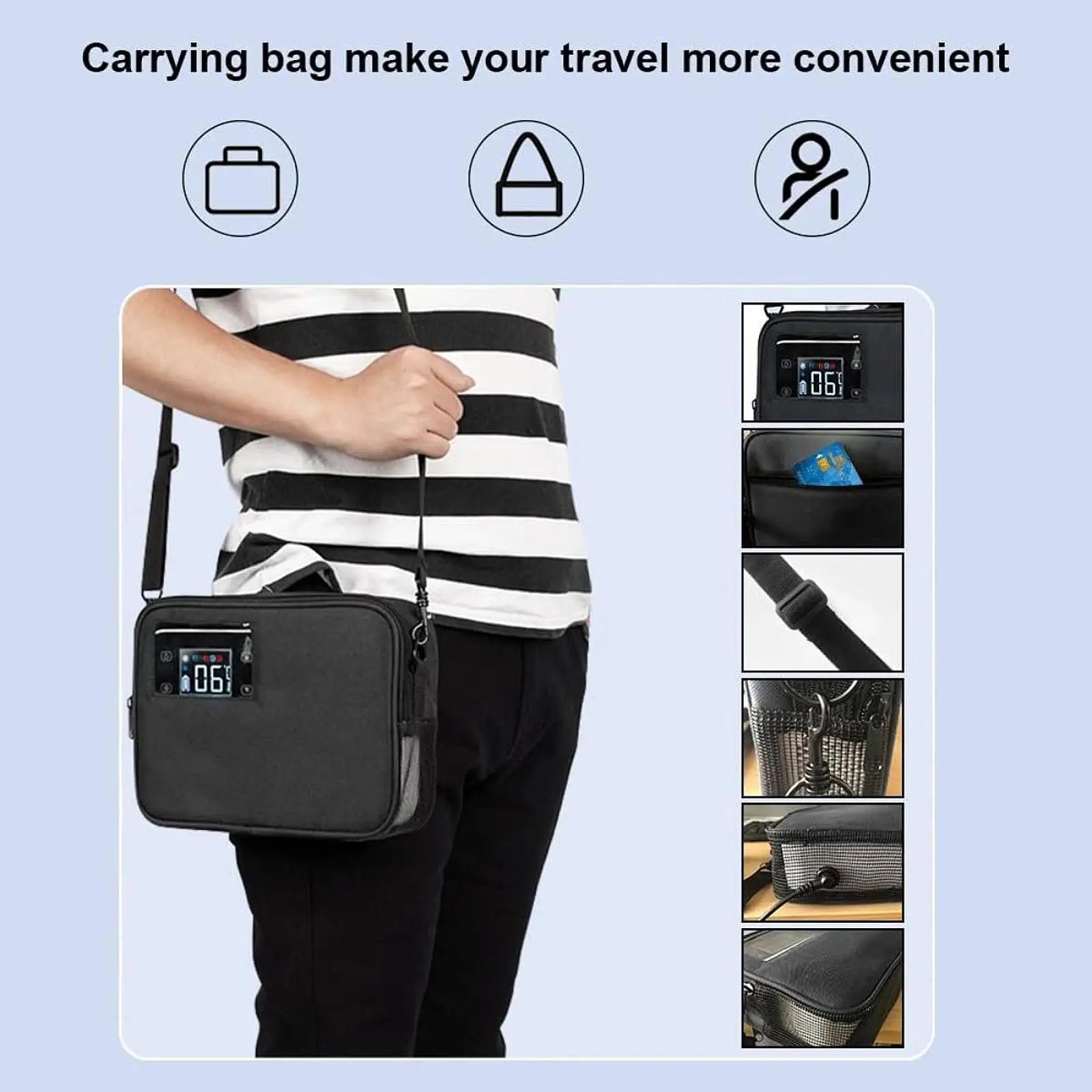 Insulin Cooler Travel Box Mini Insulin Case Medicine Cooler Portable Diabetic Box Keeping Cooling Car Cooler Box LED Display