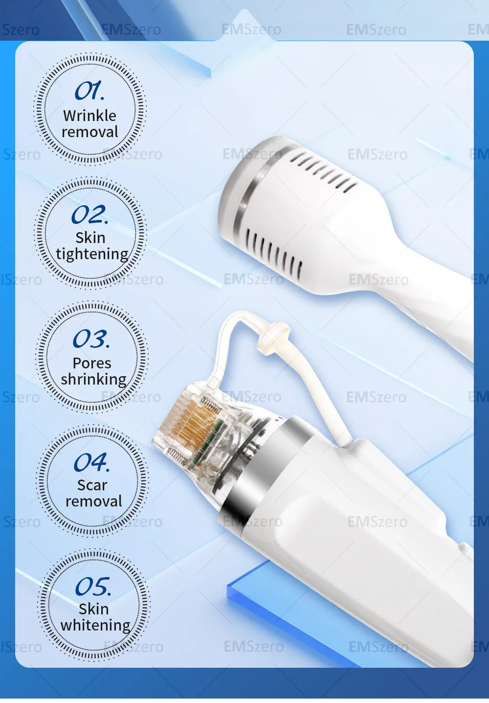 2025 New rf face lifting machine rfmicroneedling machine needle morpheus 8stretch marks removal