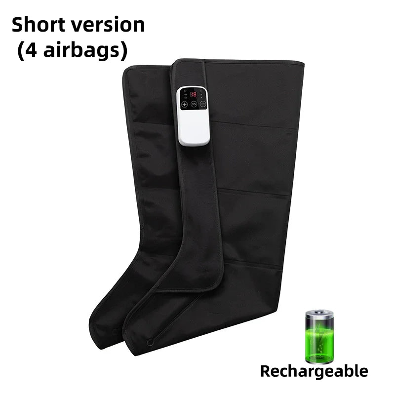 Jinkairui Rechargeable Professional Leg Massager 360° Airbag Wrapping Portable Wireless Design