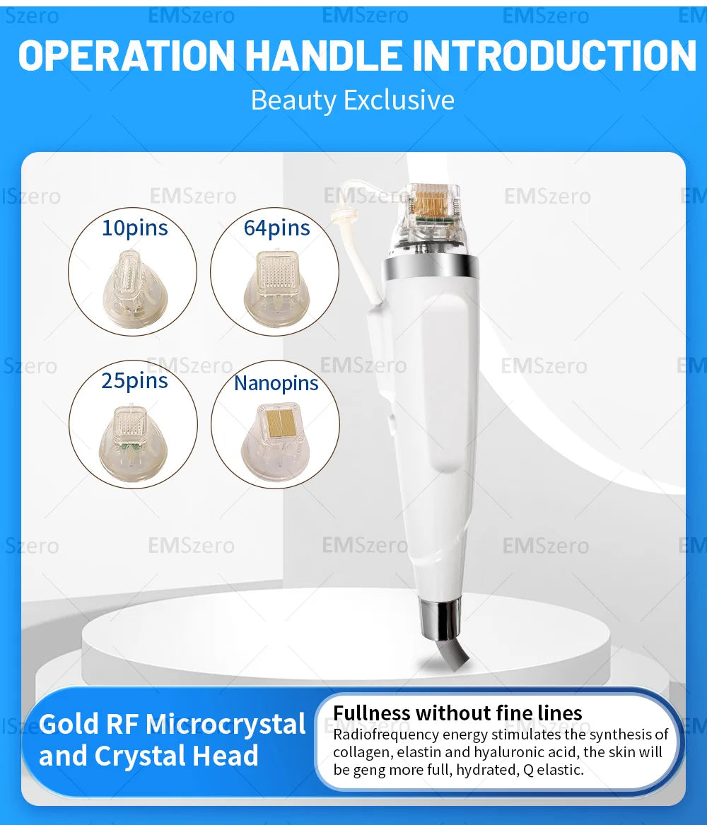 2025 New rf face lifting machine rfmicroneedling machine needle morpheus 8stretch marks removal