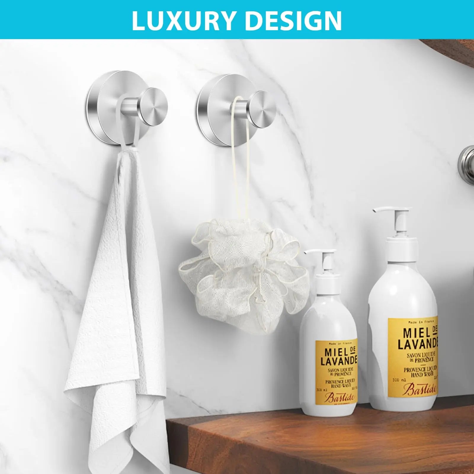 Vacuum Suction Cup Hooks Punch Free Bath Sucker Hook Wall Hook Hanger Glass Kitchen Bathroom Hooks for Towel Handbag