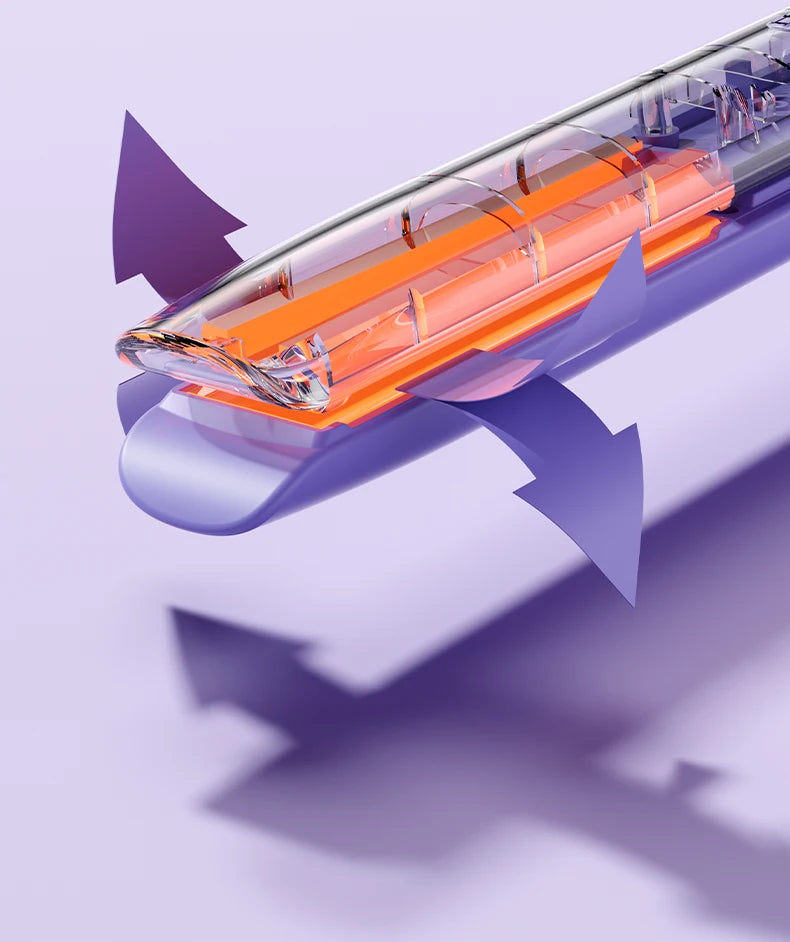 Combining straightening and curling functions, this hair straightener and curling iron is gentle on hair, offering both straight