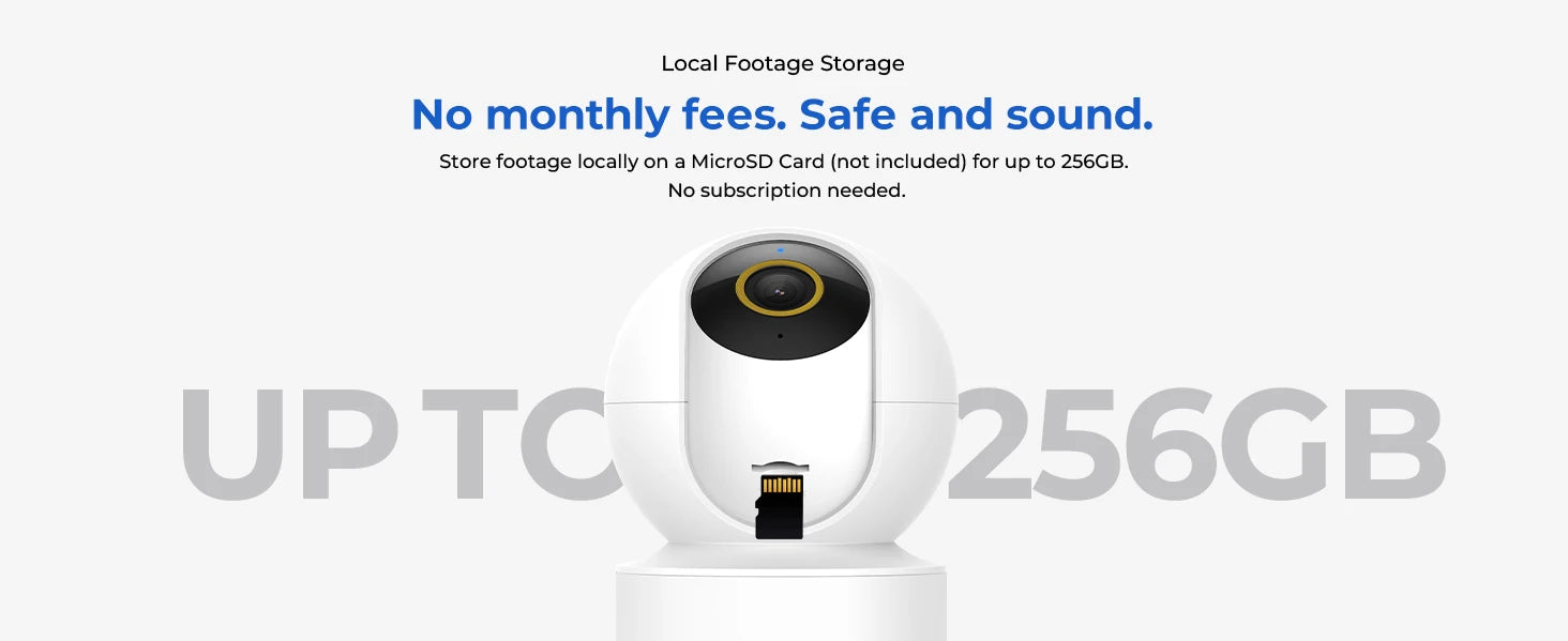 IMILAB C22 3K Security Indoor Camera - 360° View Home Camera with Color Night Vision for Baby/Pet Monitor WiFi6 AI Detection