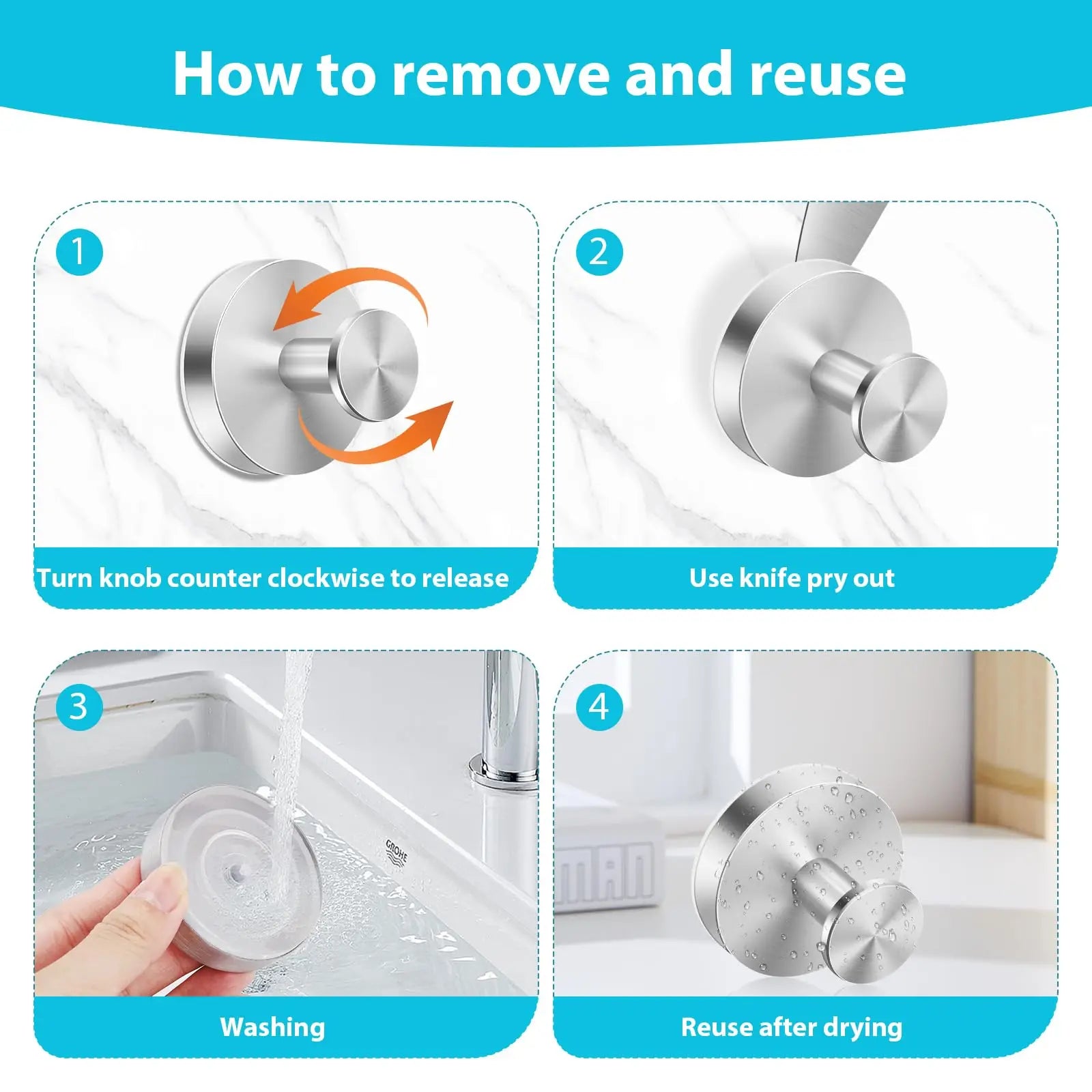 Vacuum Suction Cup Hooks Punch Free Bath Sucker Hook Wall Hook Hanger Glass Kitchen Bathroom Hooks for Towel Handbag