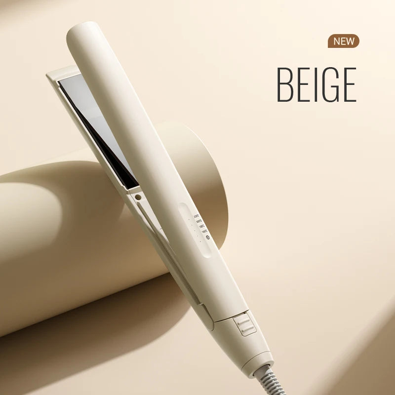 Combining straightening and curling functions, this hair straightener and curling iron is gentle on hair, offering both straight