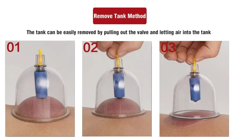 32 Pcs Professional Vacuum Cupping Cup Body Massager Suction Cups Set Back Massage Relaxed Detox Anti Cellulite Therapy Healthy