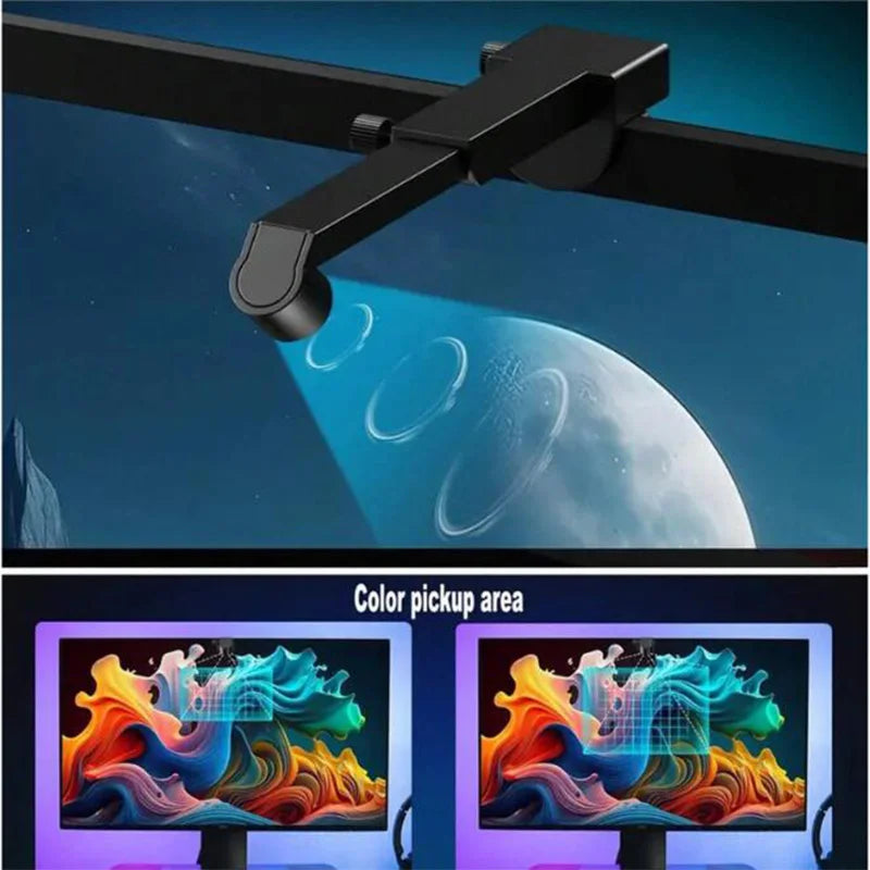 RGBIC LED TV Backlight Strip with Camera App Control Music Sync Smart Lights for Gaming Room 55-75inch Ambient Lighting