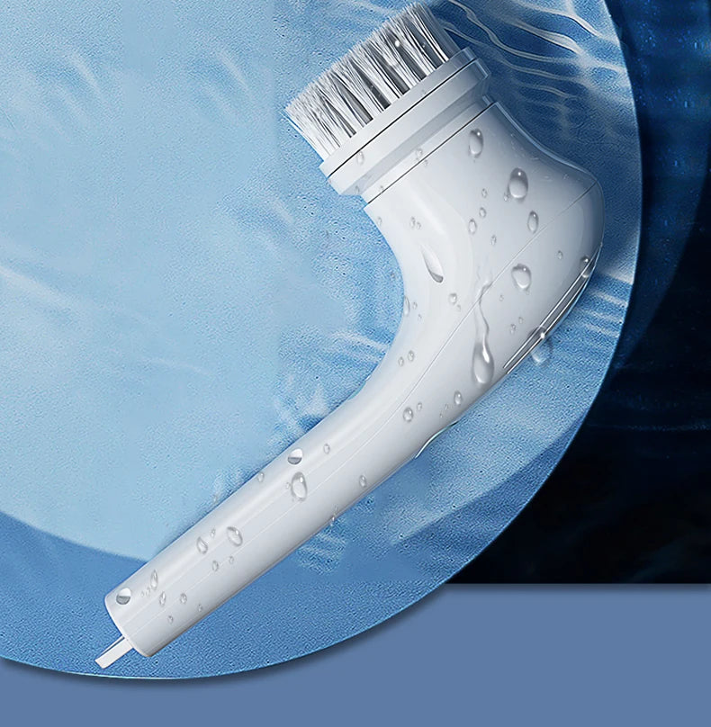 Wireless Handheld Electric Cleaning Brush USB Rechargeable Electric Rotary Scrubber Multifunctional Cleaning Gadget Household