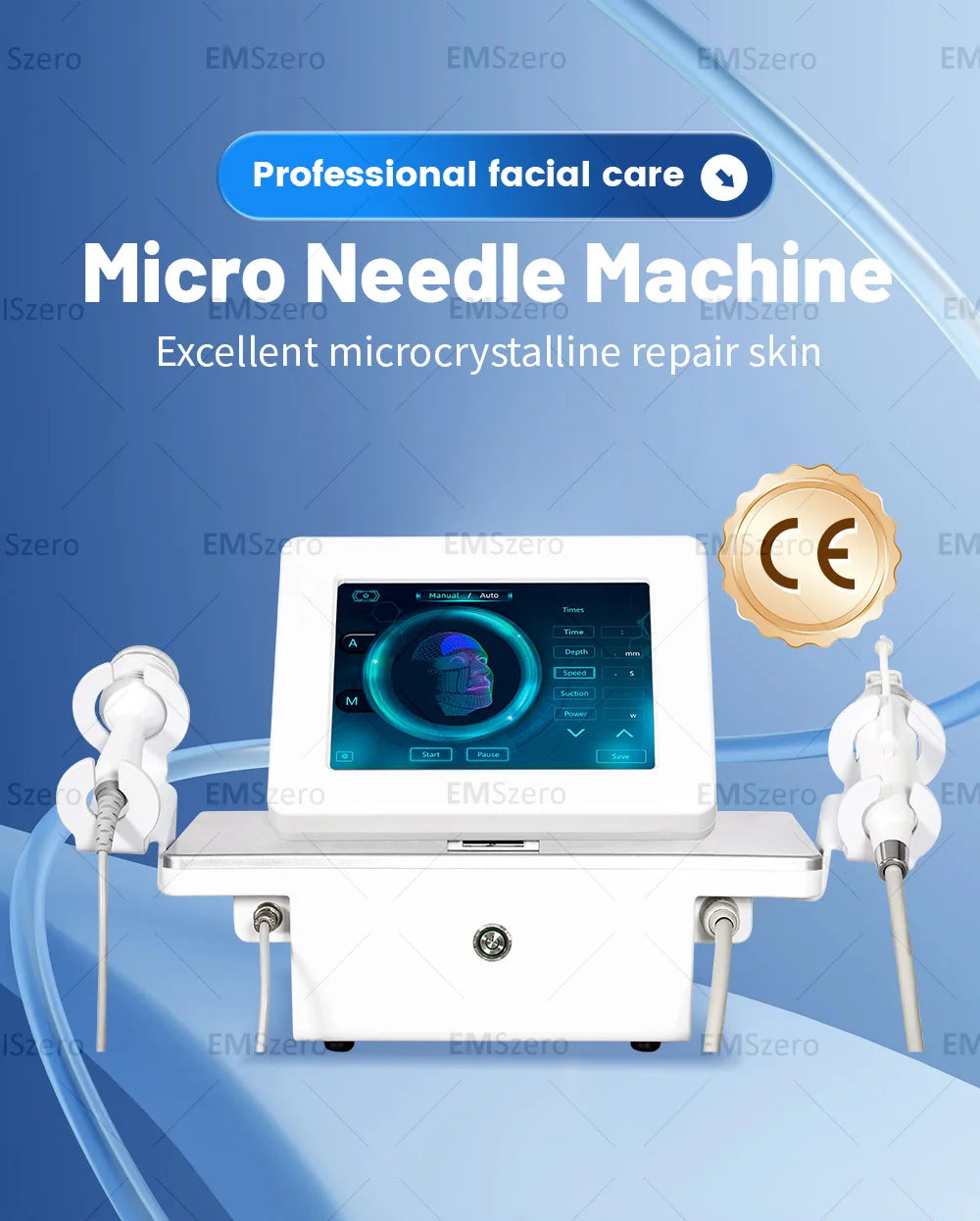 2025 New rf face lifting machine rfmicroneedling machine needle morpheus 8stretch marks removal