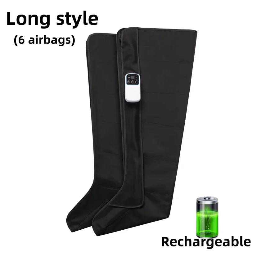 Jinkairui Rechargeable Professional Leg Massager 360° Airbag Wrapping Portable Wireless Design