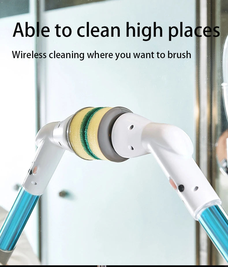Wireless Electric Cleaning Brush Spin Cleaning Scrubber Multifunctional Cleaning Tools Parlour Kitchen Bathroom Cleaning Gadgets
