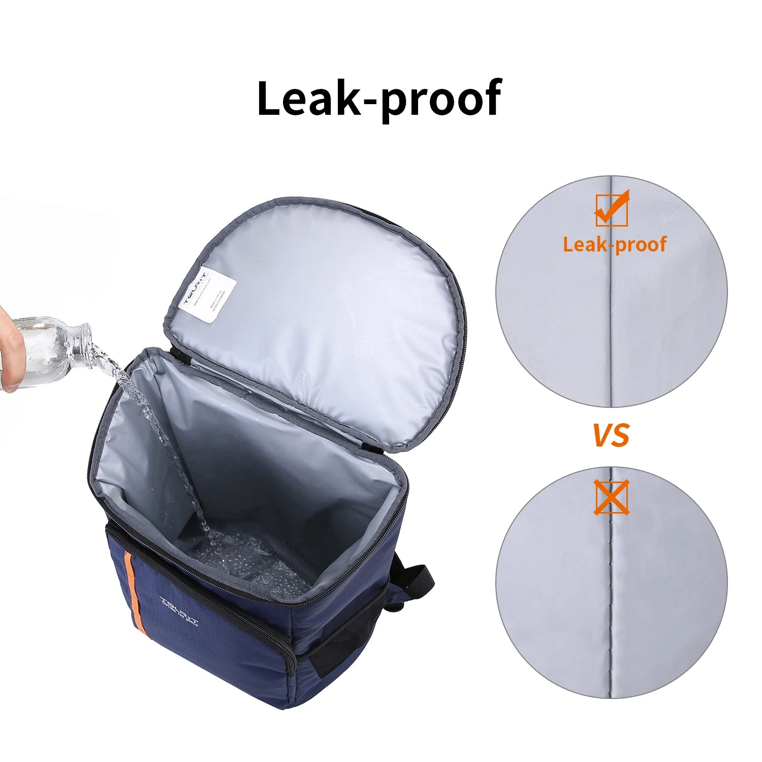 TOURIT 30 Liters Thermal Backpack for Beer Lightweight Waterproof Large Fresh Keeping Insulated Bag Cooler Backpack beach bag