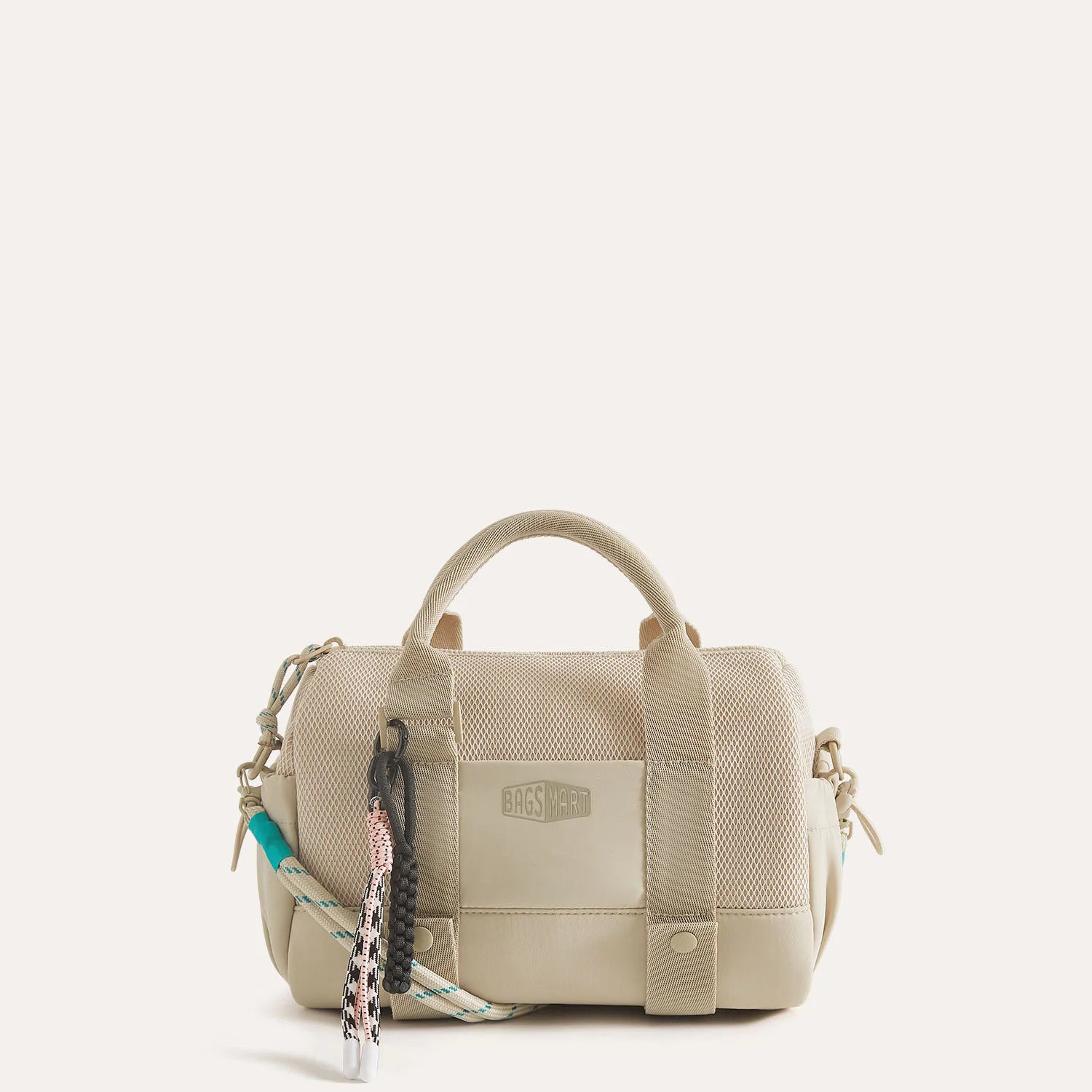 BAGSMART Boston Bag for Women Mini Duffel Shoulder Crossbody Bag Waterproof with Wet Pocket Gym Travel Daily Beach Weekender