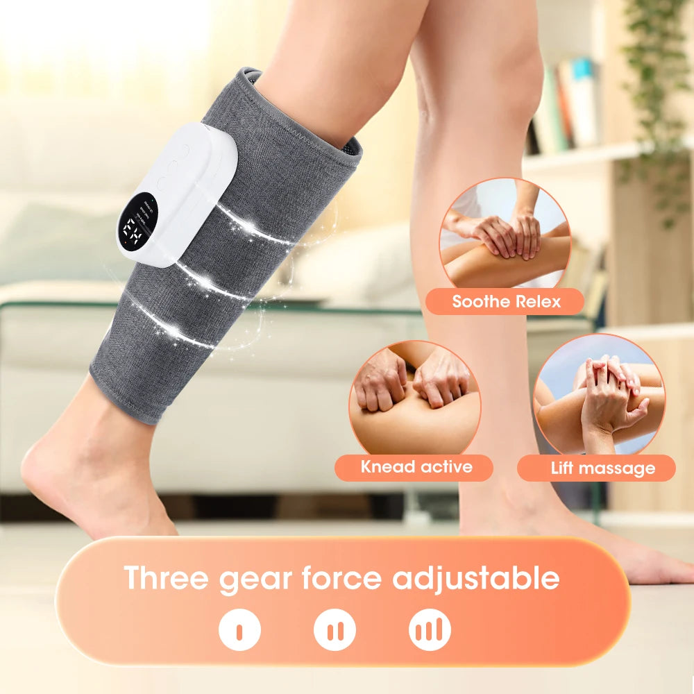 Electric Leg Calf Massager 3 Modes Air Pressure Leg Massage Airbag Vibration Wireless Leg Massage Muscle Relax Health Care
