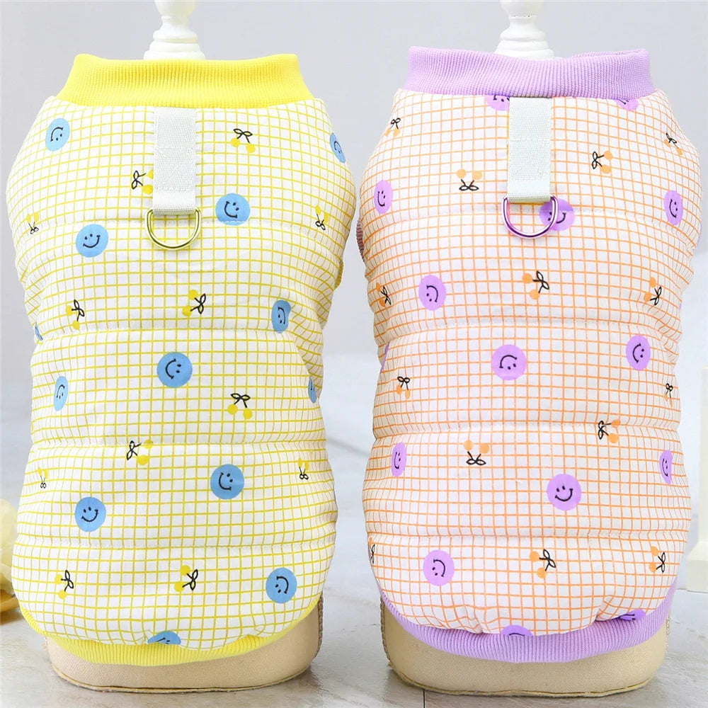 Pet Cats Dog Clothes Winter Warm Down Jacket For Small Dogs Cotton Chihuahua Hooded Clothes Dog Windproof Clothing Coat Apparel