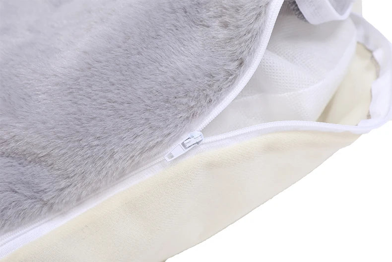 HOOPET Cat Bed House Soft Plush Kennel Puppy Cushion Small Dogs Cats Nest Winter Warm Sleeping Pet Dog Bed Pet Mat Supplies